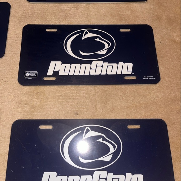 Penn State Nittany Lions Booster / License Plates - Picture 5 of 11